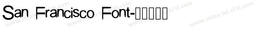 San Francisco Font字体转换